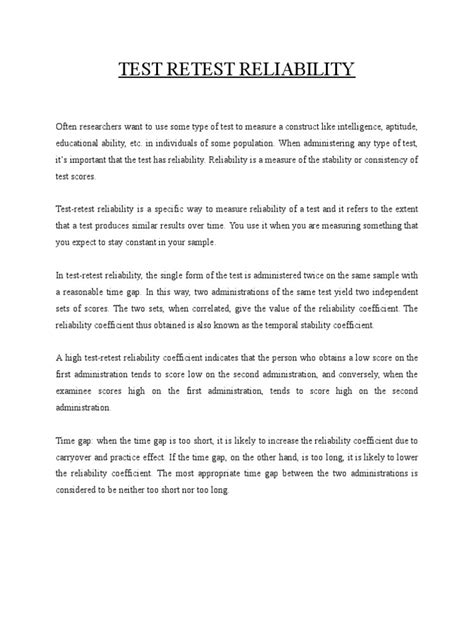 Test-Retest Reliability 的图像结果