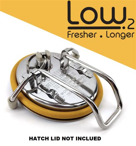 LOW₂ CORNY KEG HATCH GASKET YELLOW For Cornelius Kegs Ball Lock and Pin ...