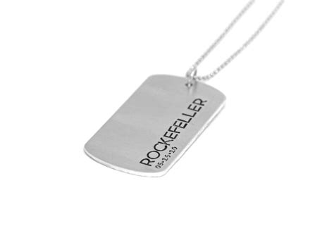Buy Personalized Dog Tag Necklace Engraved Dog Tags Mens Gift Online in ...