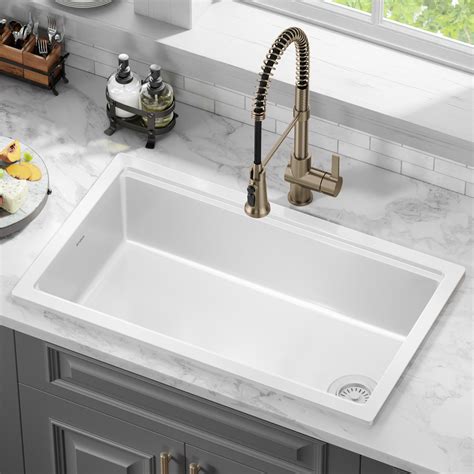 Modern White Kitchen Sinks