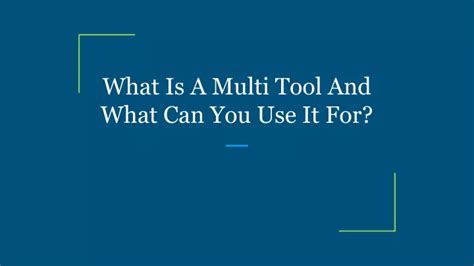 Image result for How to Use a Multi-tool