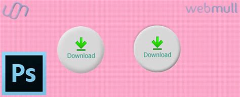 Photoshop Dynamic Button 的图像结果