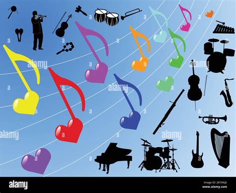 music element - vector Stock Vector Image & Art - Alamy