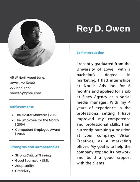 How to Write a Self Introduction 的图像结果