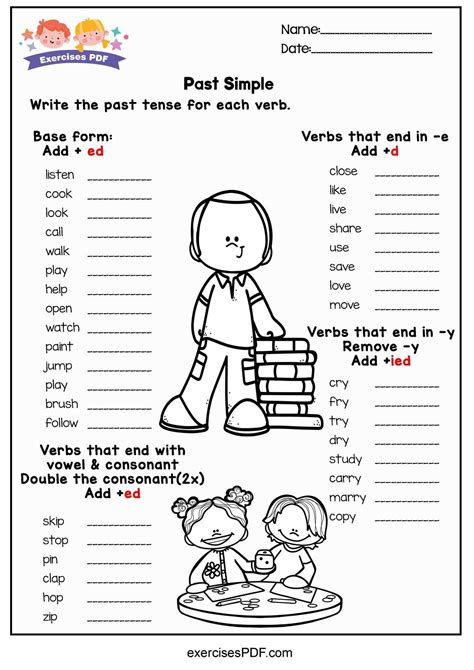 Pin by eliana custodia on Atividades past tense | Simple past tense ...