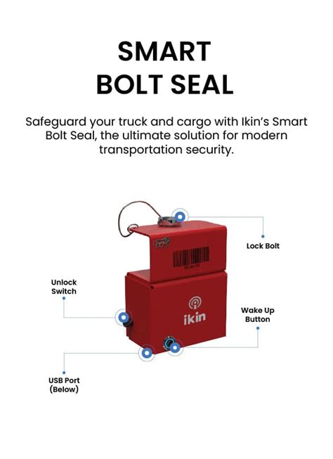 Smart Bolt Seal For Trucks and Containers – Ikin Global
