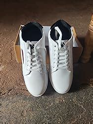 Trend low-top Casual Shoes (White, 8) : Amazon.in: Shoes & Handbags