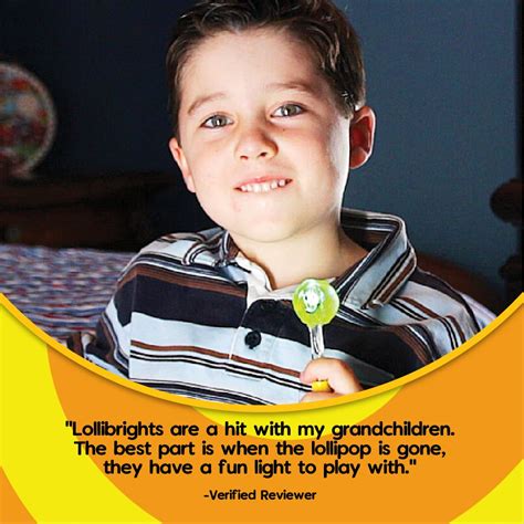 Light-Up Lollipop - Lollibright - Fun and Safe - Made from Natural ...