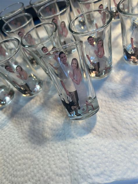 PERSONALIZED SHOT GLASSES Printed Photo Shot Glasses Party Favors ...