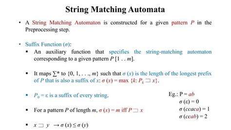 Image result for String Matching with Finite Automata