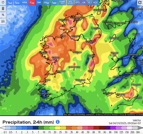 Dublin weather: Easter weekend misery as Met Eireann issue 24-hour rain ...