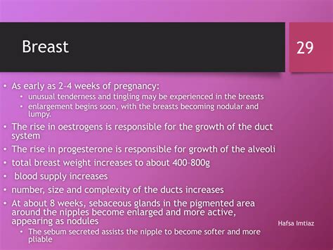 The Physical And Physiological Changes Of Pregnancy | PPTX