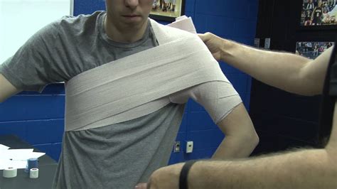Shoulder Spica Wrapping - YouTube