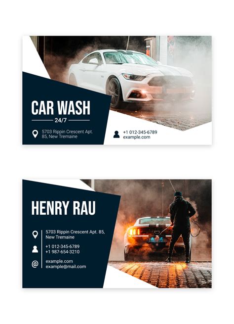 Car Name Cards Creative Car Business Cards Vector 02 Free Download