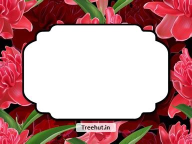 Flowers Free Printable Labels, 3x4 inch Name Tag