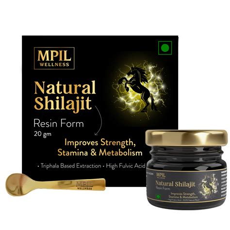 SHILAJIT RESIN with TRIPHALA Based Extraction 20 g – MPIL WELLNESS