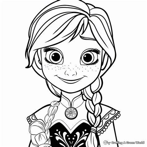 Printable Frozen Anna Coloring Pages [2025]