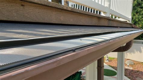 One Gutter Guard Installed on Existing Gutters