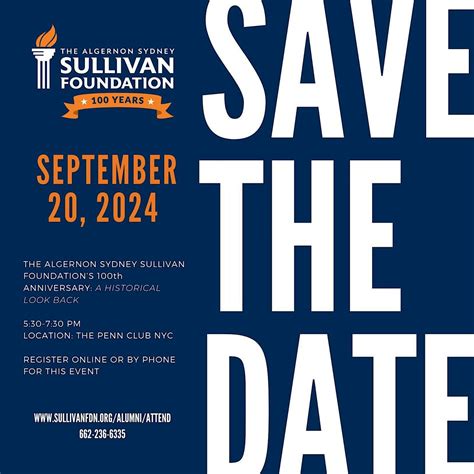 The Algernon Sydney Sullivan Foundations 100th Anniversary Kick-Off: A ...