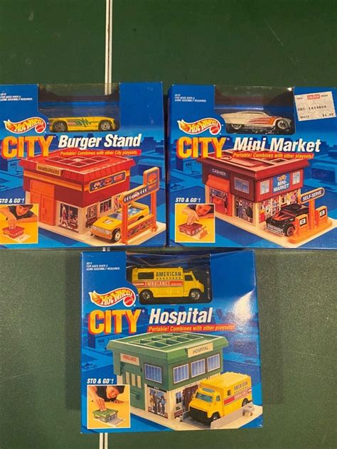 Vintage Hot Wheels. City Set 1990 and Go Lot Of 3. Non redline ...