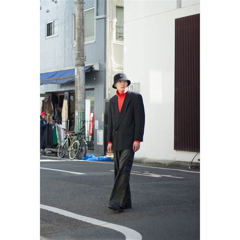 【FIFTY-FIFTY】1990s Black tailored jacket double -10302- | cv