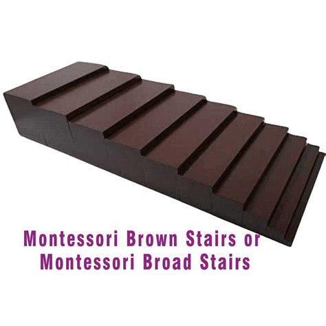Montessori Brown Stairs or Montessori Broad Stairs – Brilla: One-Stop ...