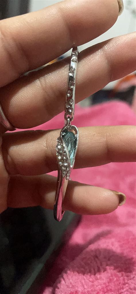 Om Jewells Valentine Gift Rhodium Plated Crystal Jewellery Combo Drop ...