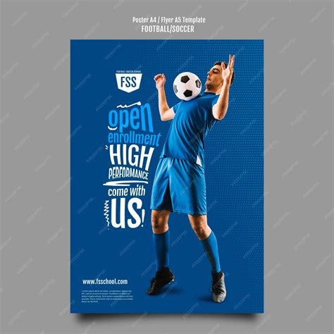High School Football Player Poster Ideas