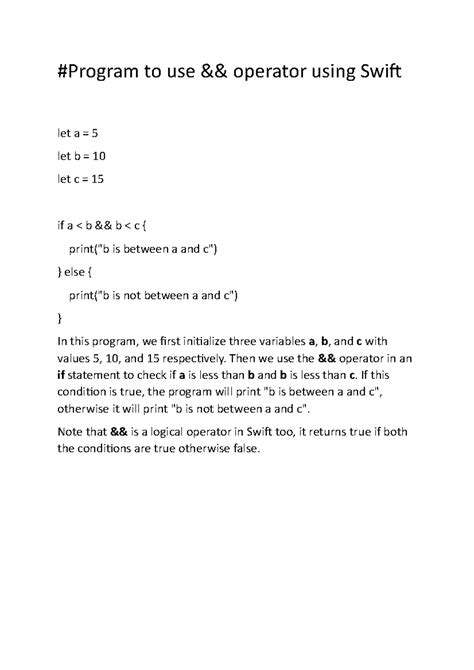 Swift Program 的图像结果