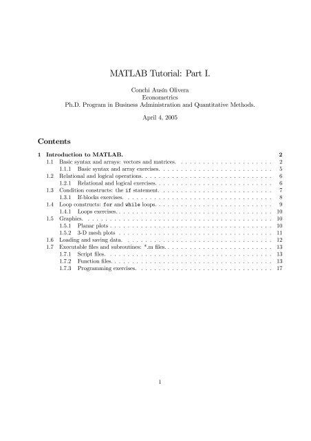 Matlab Tutorial 的图像结果