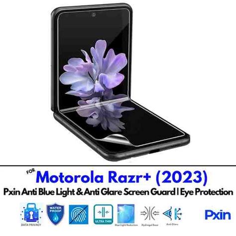 Anti Blue Light and Anti Glare Screen Guard for Motorola Razr+ (2023 ...