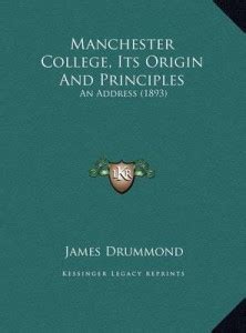 Manchester College, Its Origin And Principles: Buy Manchester College ...