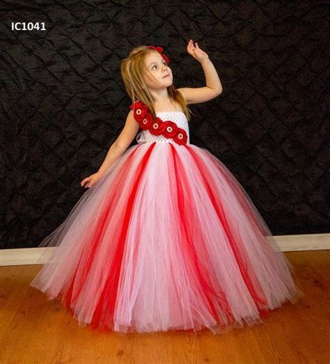 Red & White Tutu Dresses For Girls| Tutu Dress For Kids Online
