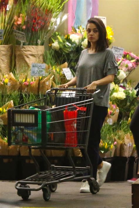Mila Kunis - Grocery Shopping at Whole Foods in Beverly Hills 03/30 ...