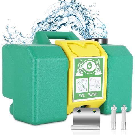 Portable 8 Gallon Eye Wash Station, Dual Spray Nepal | Ubuy