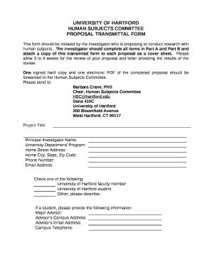 This should be initiated by the investigator who is proposing to ...