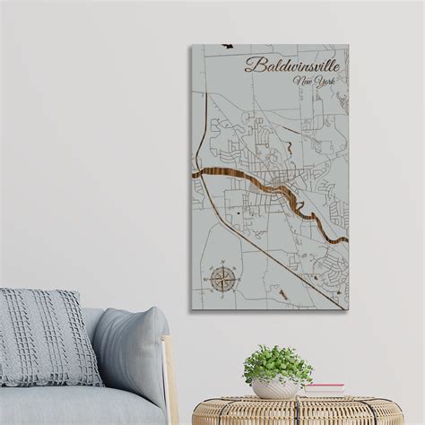 Baldwinsville, New York Street Map | Fire & Pine