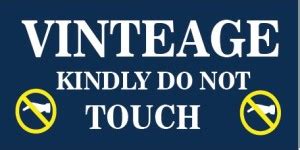 VVWV DO NOTE TOUCH SIGN STICKER Emergency Sign Price in India - Buy ...