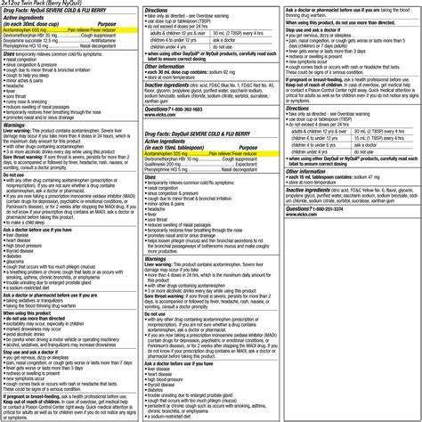 Nyquil Children's Dosage Chart at Jerry Birch blog