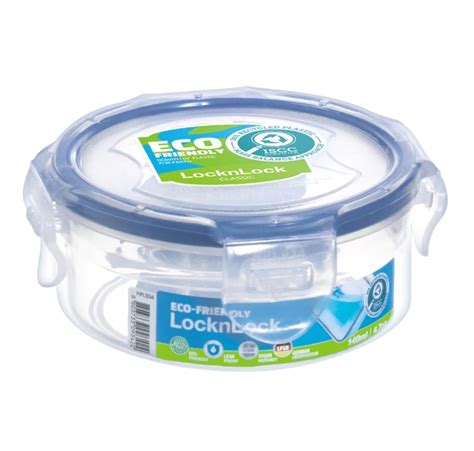 Buy LocknLock Classic Round Plastic Airtight Food Storage Container ...