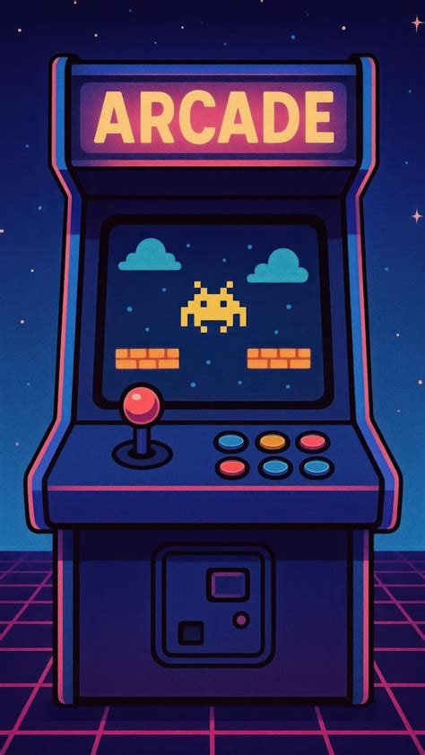 Retro Arcade Game Machine 的图像结果