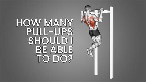 How Many Pull Ups Should I Be Able To Do? Average Explained - Inspire US