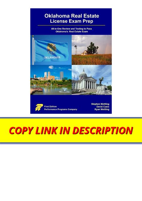 Download Oklahoma Real Estate License Exam Prep Allinone Review And ...