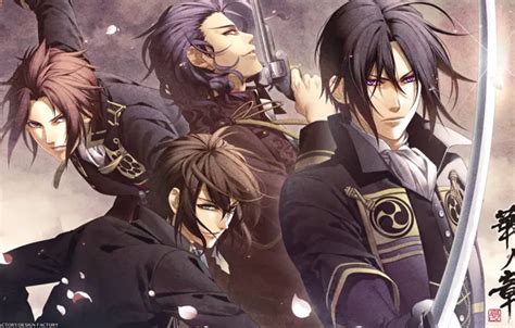 Wallpaper gun, katana, blade, characters, guys, military uniform ...