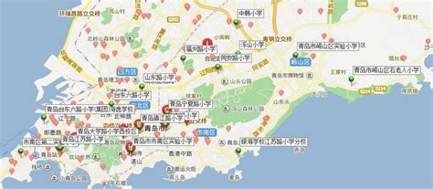 青岛地图地区分布图展示_地图分享