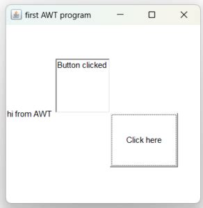 Image result for Abstract Window Toolkit Java GUI Programming