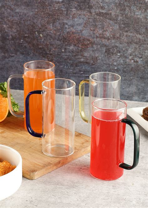 Get Crystal Clear Juice Glass - Set Of 4 at ₹ 1199 | LBB Shop