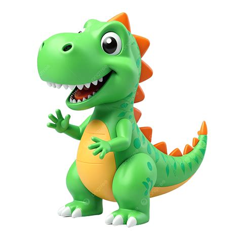 Cartoon Green Dinosaur Smiling, Dinosaur Clipart, Cartoon Clipart ...