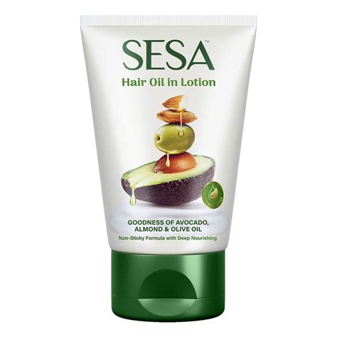 Buy SESA Hair Oil In Lotion 100Ml Non-Sticky Oil Replacement & Leave-In ...