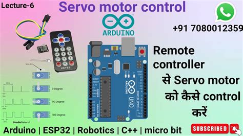 How to Control a Servo Motor Using IR Receiver Using Arduino 的图像结果